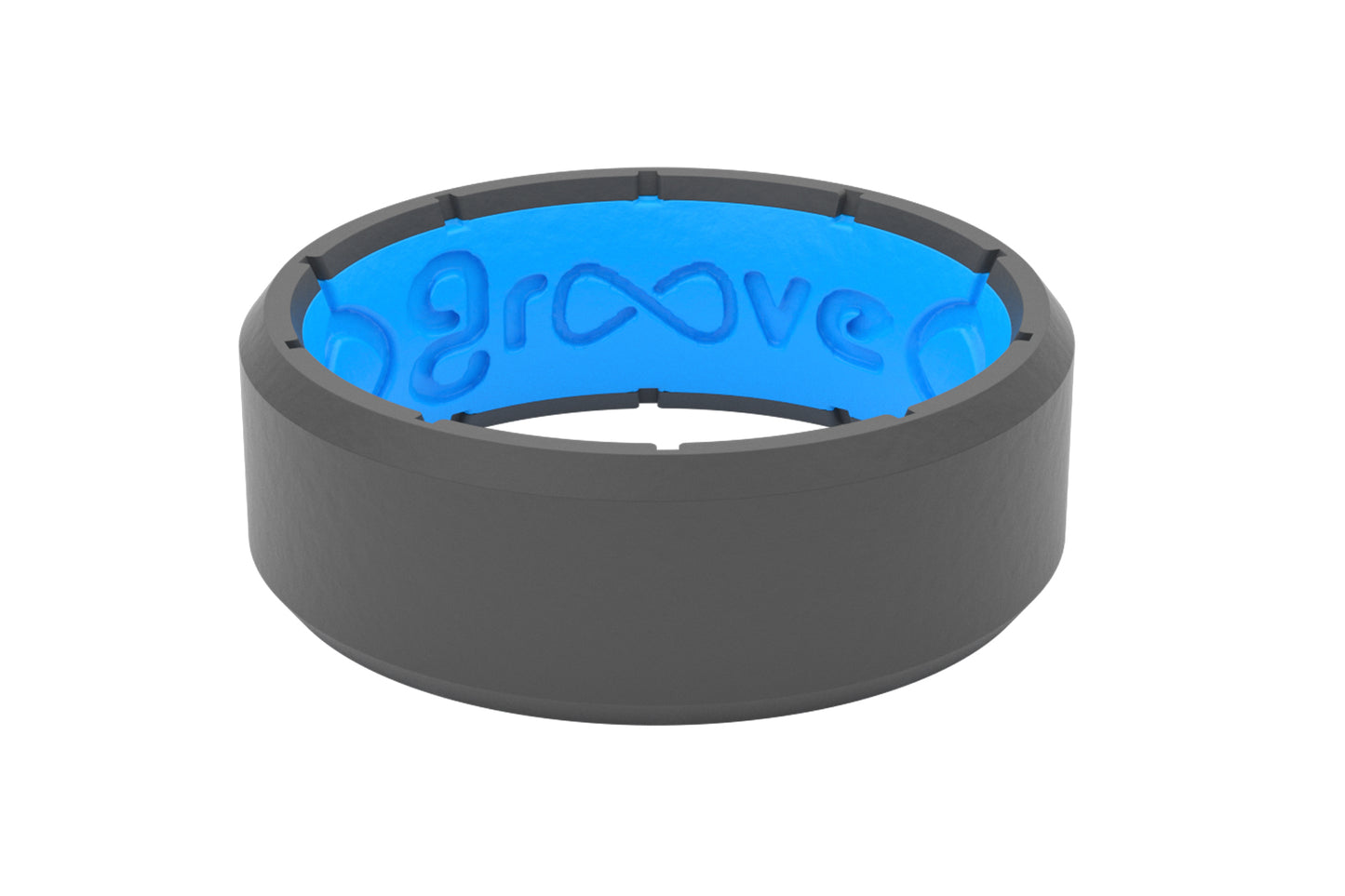 Groove Life Edge Deep Stone Ring