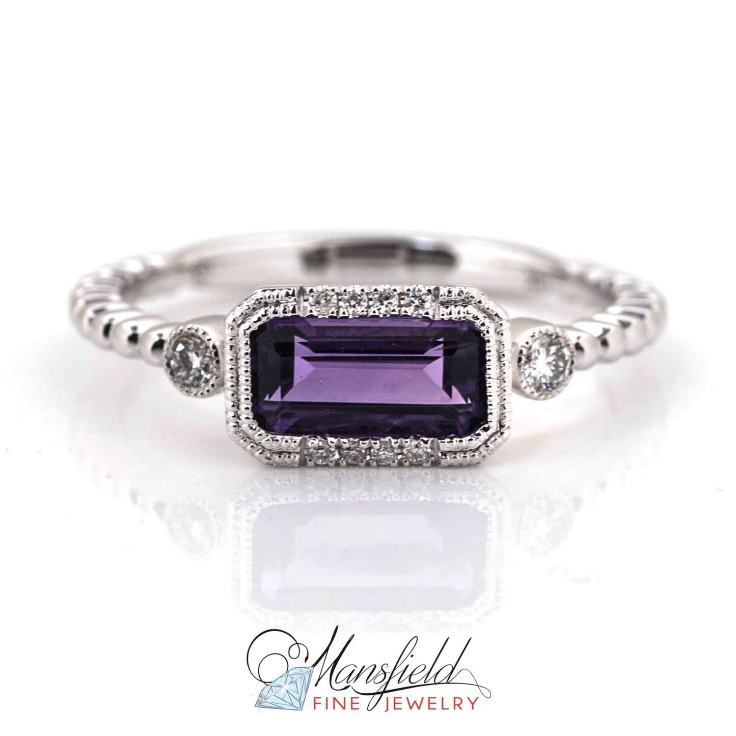 East/West Amethyst Stackable