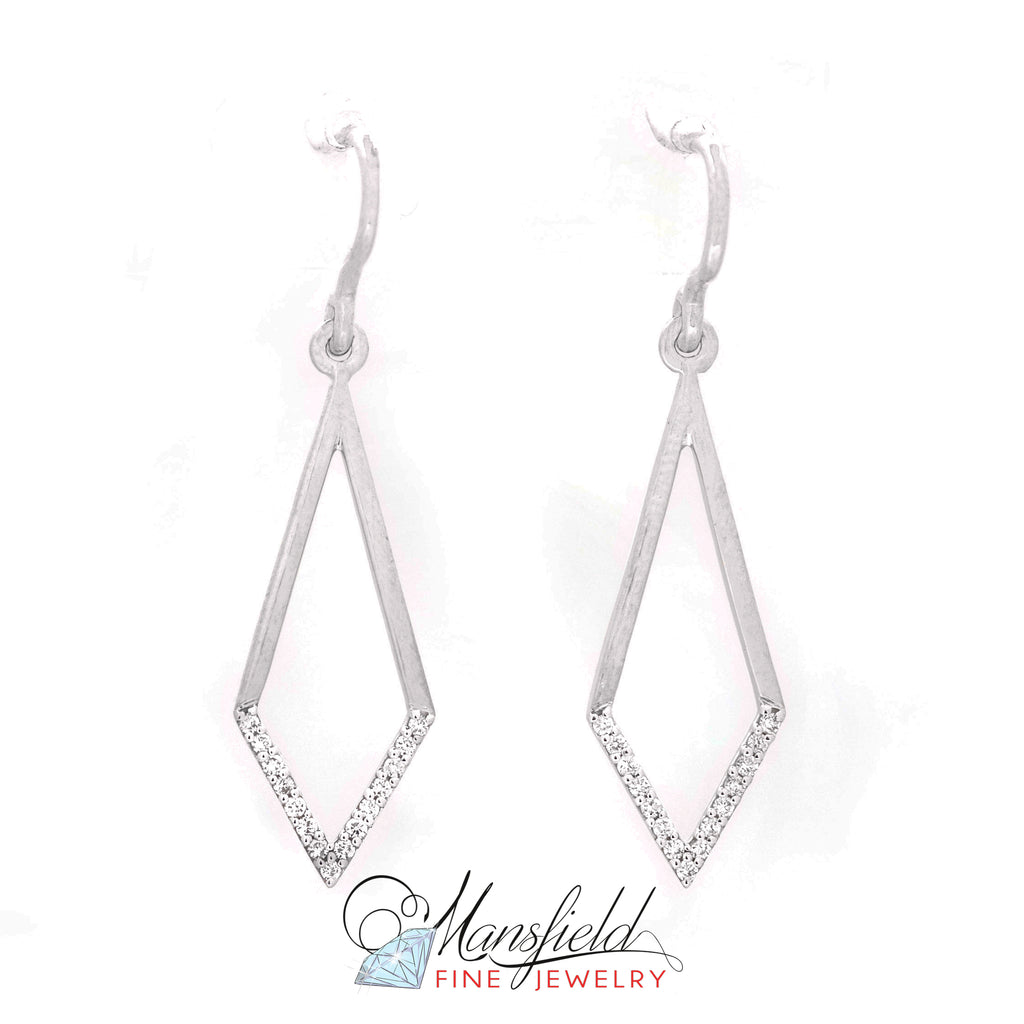 Diamond Open Pave Earrings