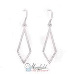 Diamond Open Pave Earrings
