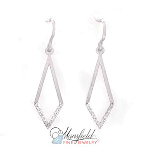 Diamond Open Pave Earrings