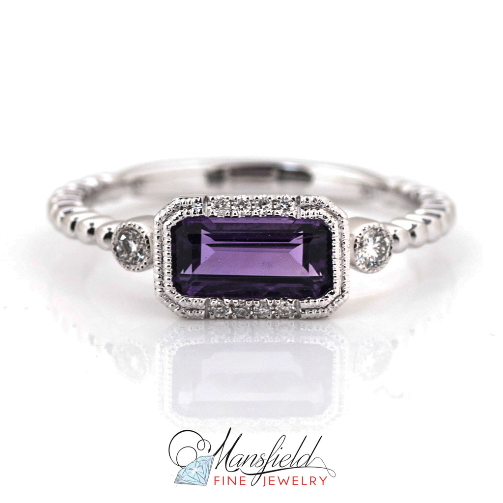 East/West Amethyst Stackable