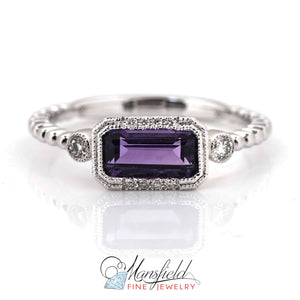 East/West Amethyst Stackable