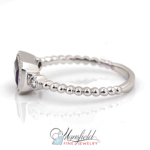 East/West Amethyst Stackable