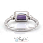 East/West Amethyst Stackable